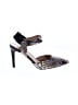 Franco Sarto Animal Print Black Heels Size 8 1/2 - photo 1