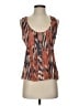BB Dakota 100% Polyester Brown Sleeveless Blouse Size XS - photo 1
