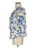 AGB Blue Short Sleeve Blouse Size S - photo 5
