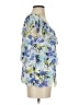 AGB Blue Short Sleeve Blouse Size S - photo 4