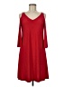 MSK Solid Red Casual Dress Size 6 - photo 1