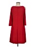 MSK Solid Red Casual Dress Size 6 - photo 2