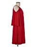 MSK Solid Red Casual Dress Size 6 - photo 4