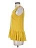 HAUTE FOX 100% Rayon Yellow Sleeveless Blouse Size S - photo 5