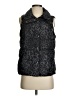 Old Navy 100% Polyester Animal Print Black Faux Fur Vest Size S - photo 1
