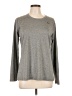 Nike 100% Polyester Gray Long Sleeve T-Shirt Size L - photo 1
