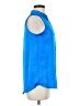 Unbranded 100% Polyester Blue Sleeveless Blouse Size M (estimated) - photo 4