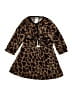 Assorted Brands 100% Polyester Animal Print Brown Dress Size 3T - photo 1