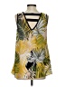 New Directions 100% Polyester Yellow Sleeveless Blouse Size S (petite) - photo 2