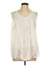 Love Stitch Ivory Sleeveless Blouse Size L - photo 1