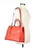 Fendi 100% Leather Solid Orange Leather Medium 2jours Tote One size - photo 2