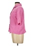 Shein 100% Polyester Houndstooth Pink 3/4 Sleeve Blouse Size L - photo 5