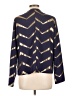 Unbranded 100% Polyester Chevron-herringbone Gold Long Sleeve Blouse Size L - photo 2