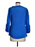 Aqua Blue 3/4 Sleeve Blouse Size M - photo 2