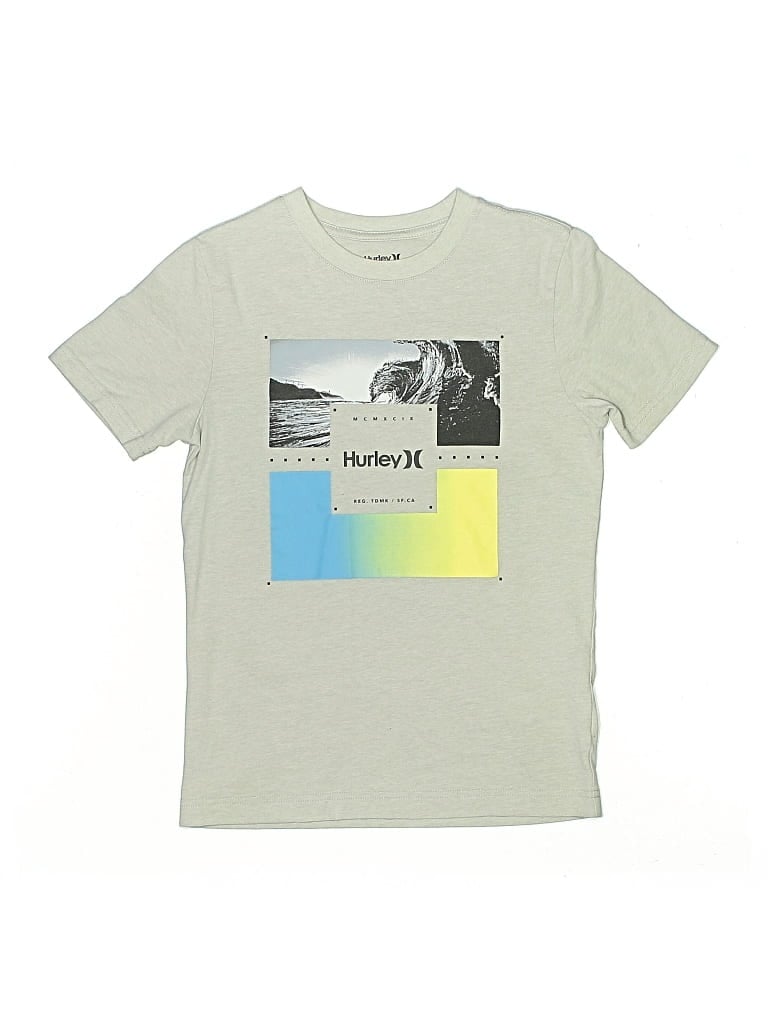 Pre-owned Hurley Kids'  Short Sleeve T-shirt In Gray