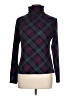 Allegra K Plaid Purple Turtleneck Sweater Size L - photo 1