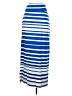 Athleta Stripes Blue Casual Skirt Size XS - photo 2