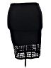 Torrid Solid Black Casual Skirt Size 3X Plus (3) - photo 2