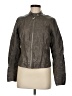 JouJou 100% Polyurethane Metallic Brown Jacket Size M - photo 1