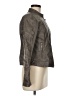JouJou 100% Polyurethane Metallic Brown Jacket Size M - photo 4