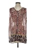 CAbi Animal Print Brown Sleeveless Blouse Size M - photo 1