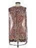 CAbi Animal Print Brown Sleeveless Blouse Size M - photo 2