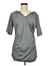 Unbranded Gray Short Sleeve Top Size M - photo 1