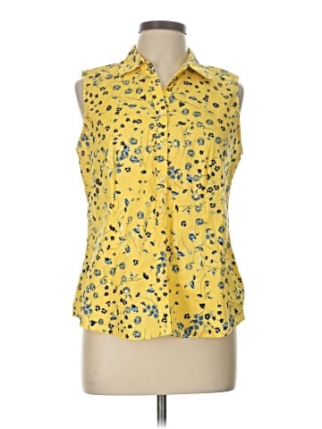Charter Club Sleeveless Button-Down Shirt (view 1)
