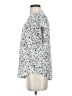 Maurices 100% Polyester Floral White Short Sleeve Blouse Size XS - photo 5