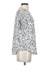 Maurices 100% Polyester Floral White Short Sleeve Blouse Size XS - photo 4