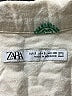 Zara Paisley Ivory Short Sleeve Button-Down Shirt Size S - photo 7