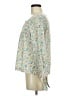 J.Crew 100% Cotton Yellow Ivory 3/4 Sleeve Blouse Size M - photo 5
