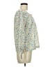 J.Crew 100% Cotton Yellow Ivory 3/4 Sleeve Blouse Size M - photo 4