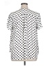 41Hawthorn Polka Dots White Short Sleeve Blouse Size 1X - photo 2