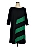 Taylor Color Block Green Casual Dress Size 14W - photo 1