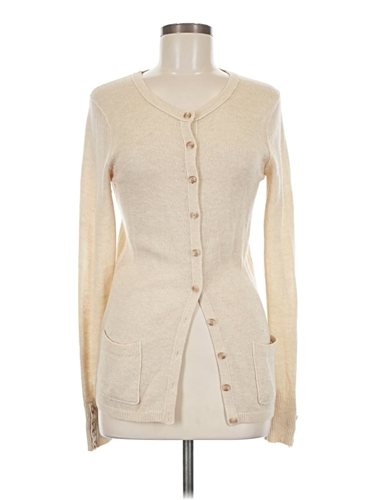 Pre-owned Club Monaco Cardigan Sweater In Ivory