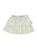Cat & Jack 100% Polyester Stripes Silver Ivory Skirt Size 2T - photo 2