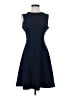 Calvin Klein Solid Blue Cocktail Dress Size 4 - photo 1