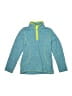 Lands' End 100% Polyester Teal Pullover Sweater Size 6X - 7 - photo 1