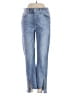 7 For All Mankind Hearts Blue Jeans Size 25 waist - photo 1