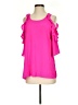 Umgee 100% Polyester Pink 3/4 Sleeve Top Size S - photo 1