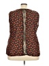 Ali & Kris 100% Polyester Brown Sleeveless Blouse Size 3X - photo 2