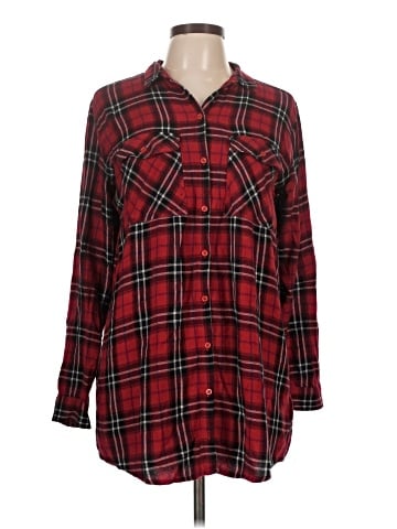 Divided by H&M Long Sleeve Button-Down Shirt (view 1)