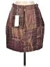 Walter 100% Polyester Tweed Burgundy Casual Skirt Size 8 - photo 2