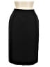 Kasper 100% Polyester Solid Black Formal Skirt Size 6 - photo 1