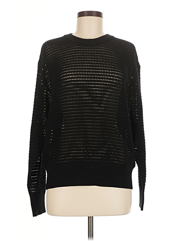 Pre-owned Varley Pullover Sweater In Black