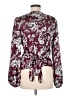 Bardot 100% Polyester Burgundy Long Sleeve Blouse Size 6 - photo 2