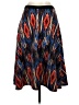 Bobeau Print Blue Casual Skirt Size S - photo 2