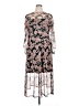 Saint + Sofia Print Brown Casual Dress Size 14 - photo 1