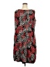 Perceptions Print Red Casual Dress Size 2X - photo 2